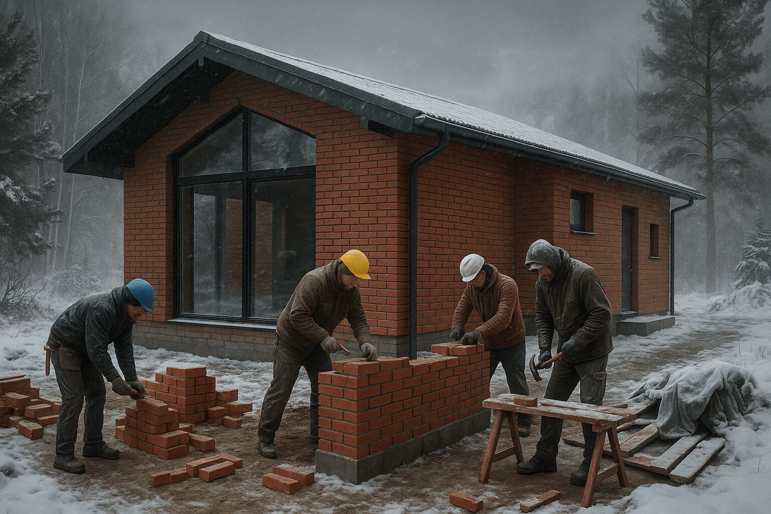 Тёплая керамика и кирпич